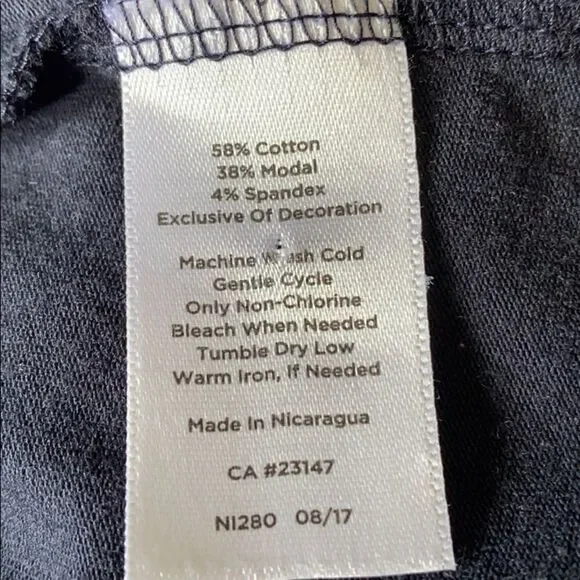 Talbot’s petites sweater navy ruffled top size Mp - Picture 8 of 8